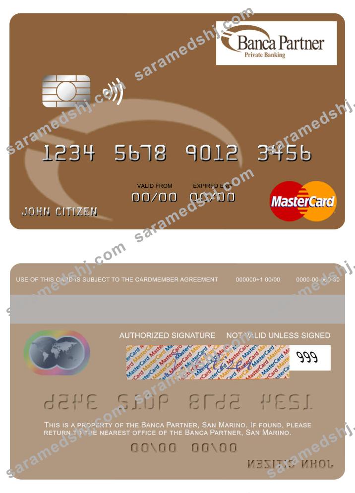 San Marino Banca Partner mastercard